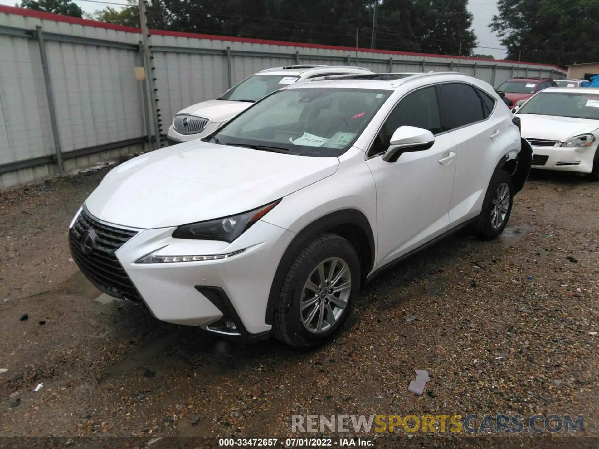 2 Фотография поврежденного автомобиля JTJDARBZ9M5027055 LEXUS NX 2021