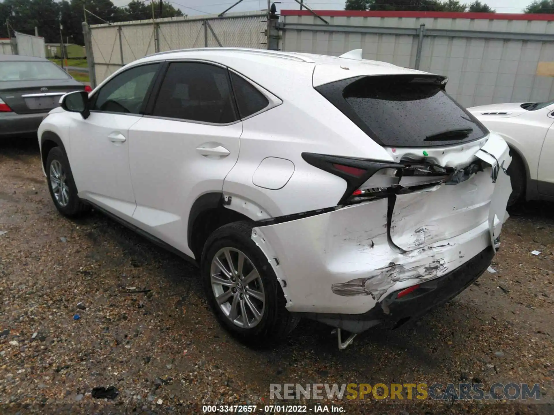 3 Фотография поврежденного автомобиля JTJDARBZ9M5027055 LEXUS NX 2021