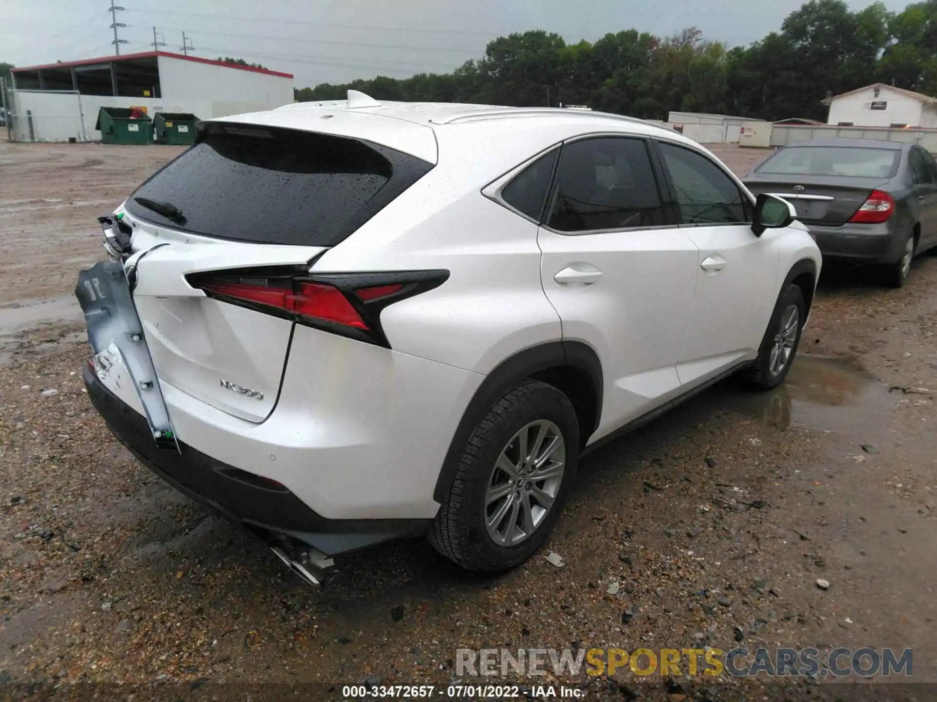 4 Фотография поврежденного автомобиля JTJDARBZ9M5027055 LEXUS NX 2021