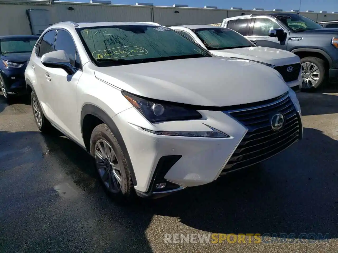 1 Photograph of a damaged car JTJDARBZ9M5028562 LEXUS NX 2021