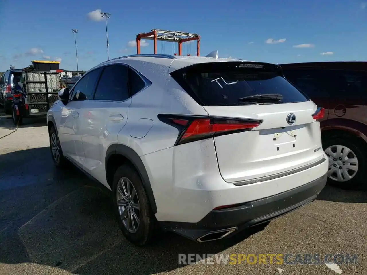 3 Photograph of a damaged car JTJDARBZ9M5028562 LEXUS NX 2021