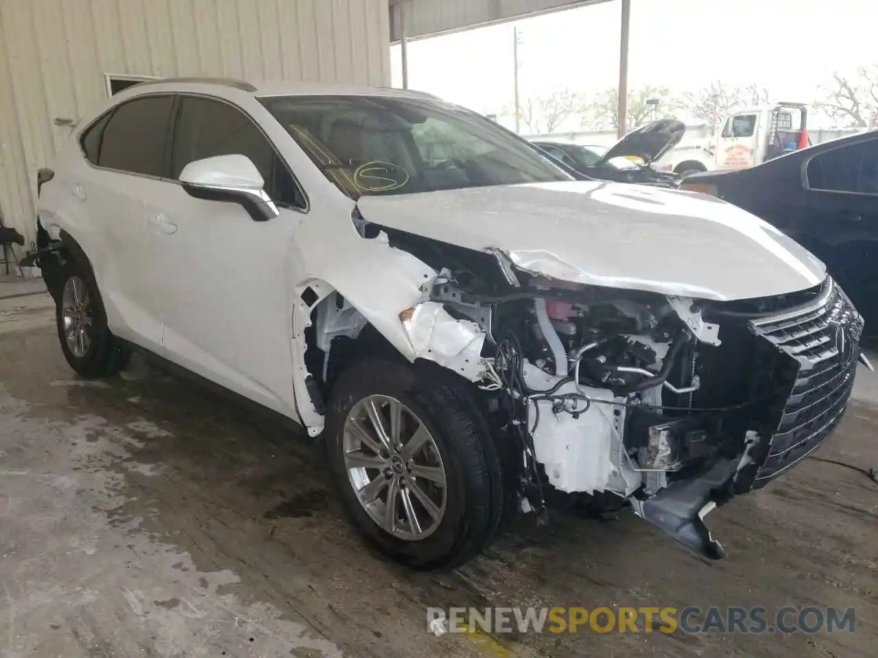 1 Photograph of a damaged car JTJDARBZ9M5033146 LEXUS NX 2021