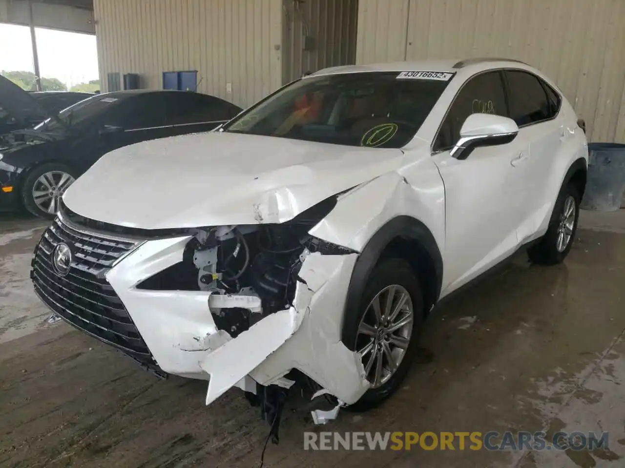 2 Фотография поврежденного автомобиля JTJDARBZ9M5033146 LEXUS NX 2021