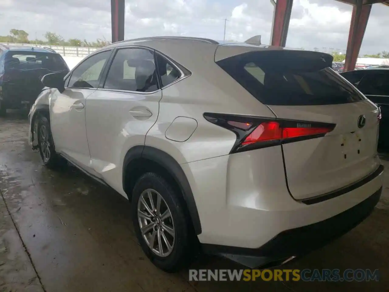 3 Фотография поврежденного автомобиля JTJDARBZ9M5033146 LEXUS NX 2021