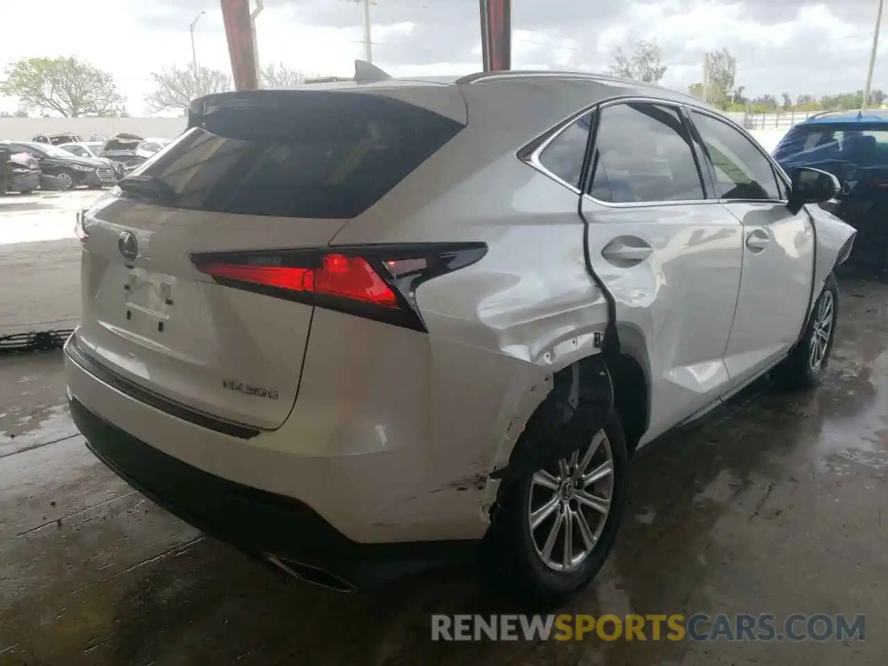 4 Фотография поврежденного автомобиля JTJDARBZ9M5033146 LEXUS NX 2021