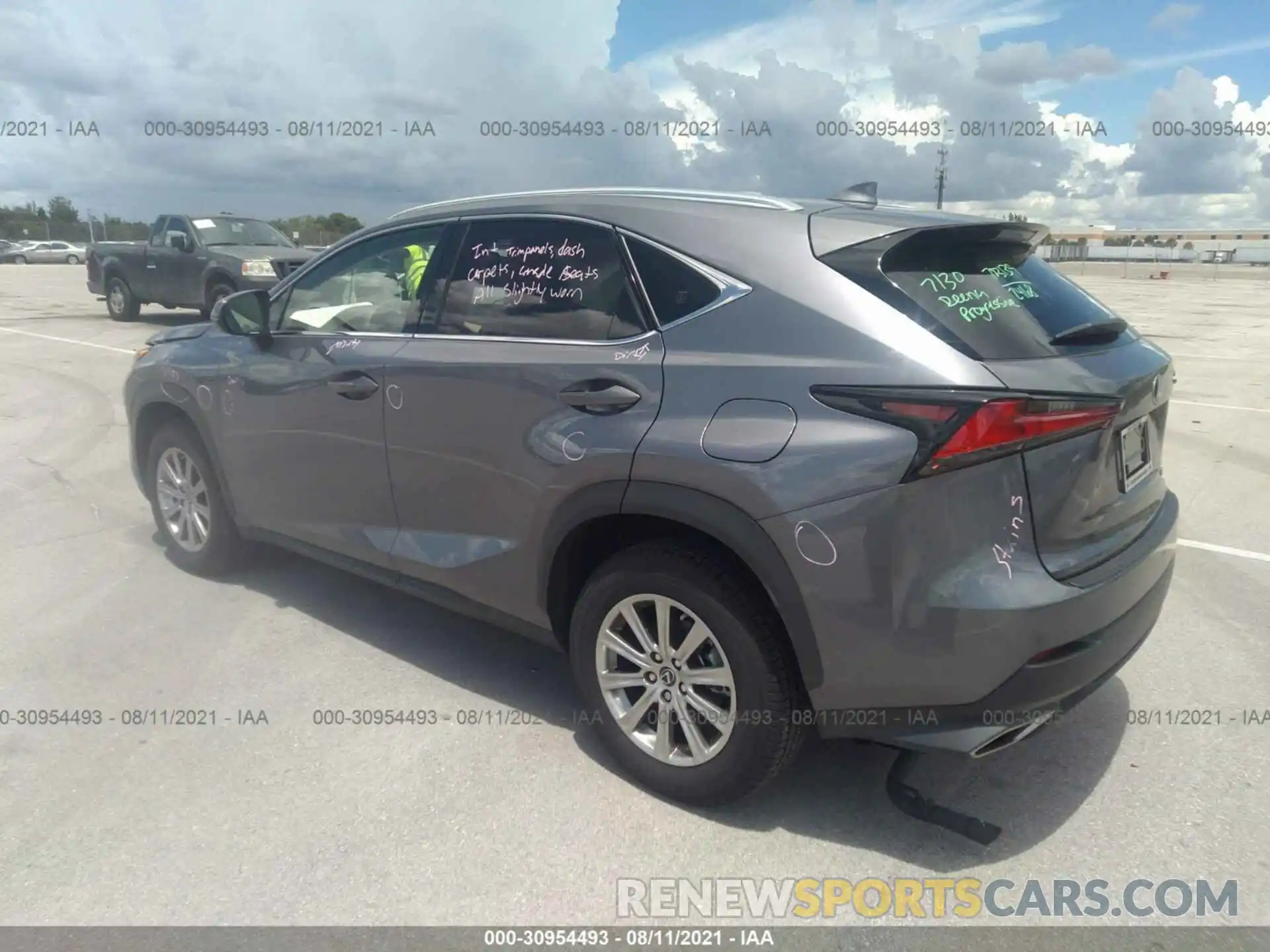 3 Фотография поврежденного автомобиля JTJDARBZXM2188676 LEXUS NX 2021