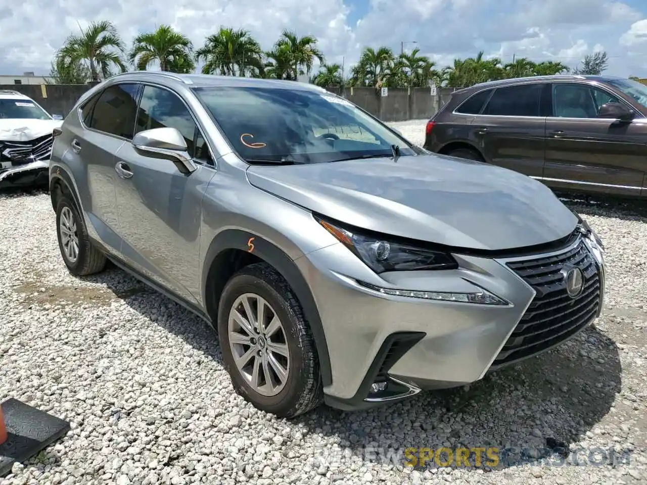 1 Фотография поврежденного автомобиля JTJDARBZXM2189181 LEXUS NX 2021