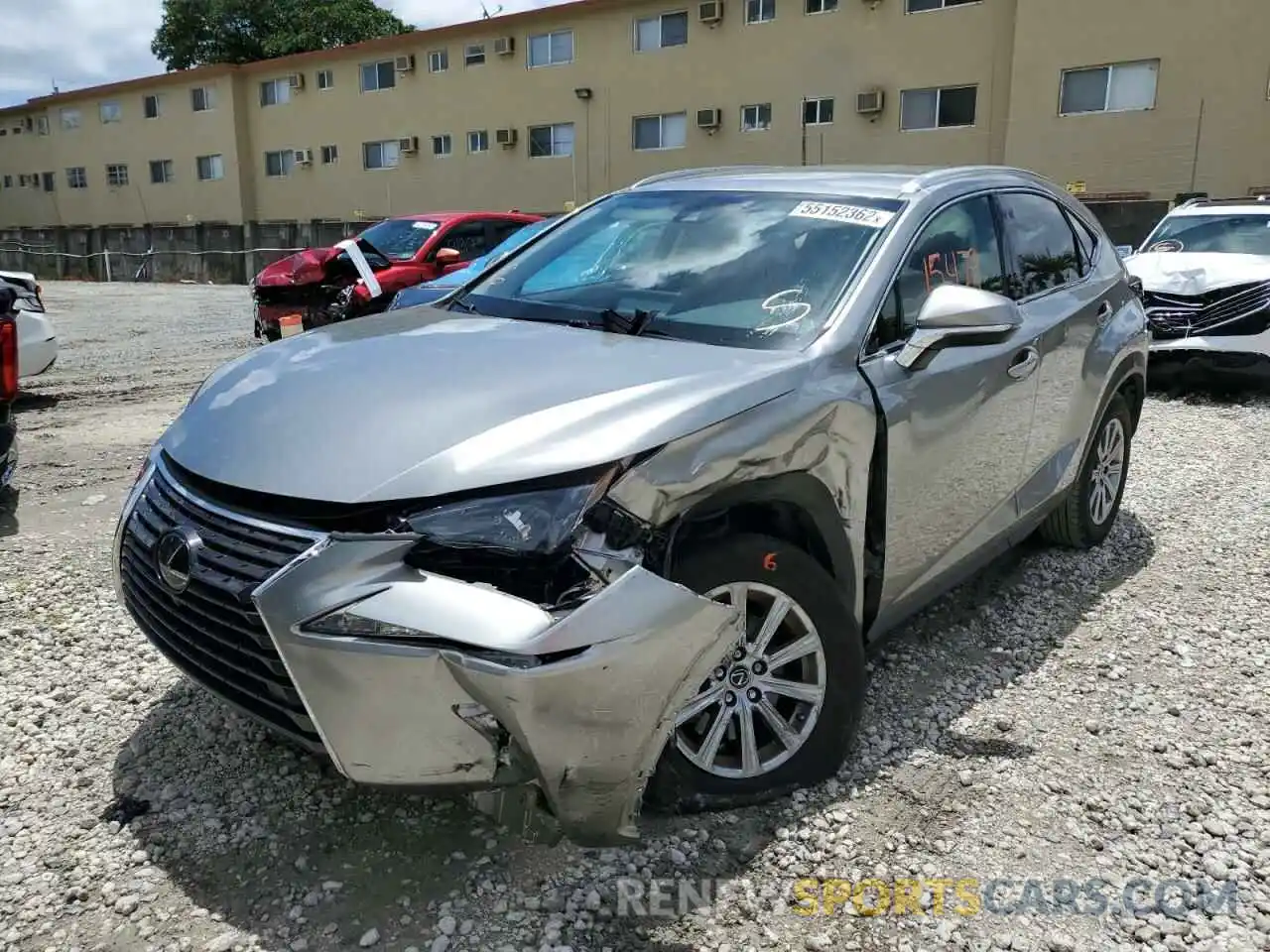 2 Фотография поврежденного автомобиля JTJDARBZXM2189181 LEXUS NX 2021