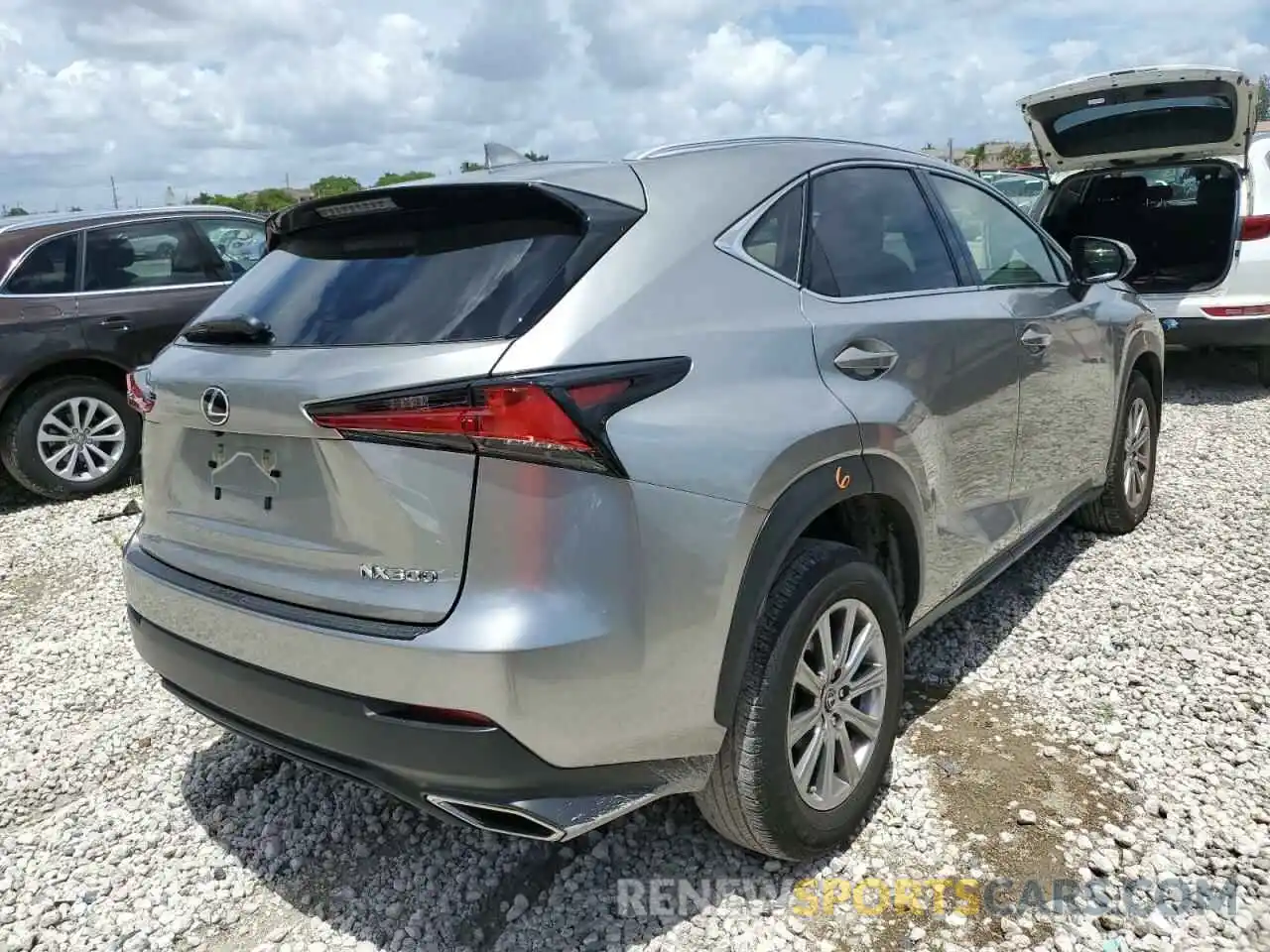 4 Фотография поврежденного автомобиля JTJDARBZXM2189181 LEXUS NX 2021