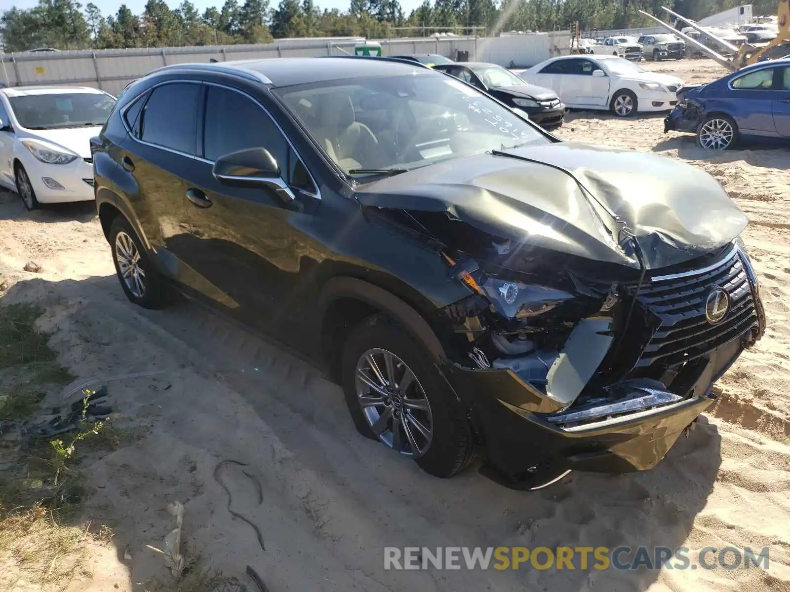 1 Photograph of a damaged car JTJDARBZXM2197667 LEXUS NX 2021