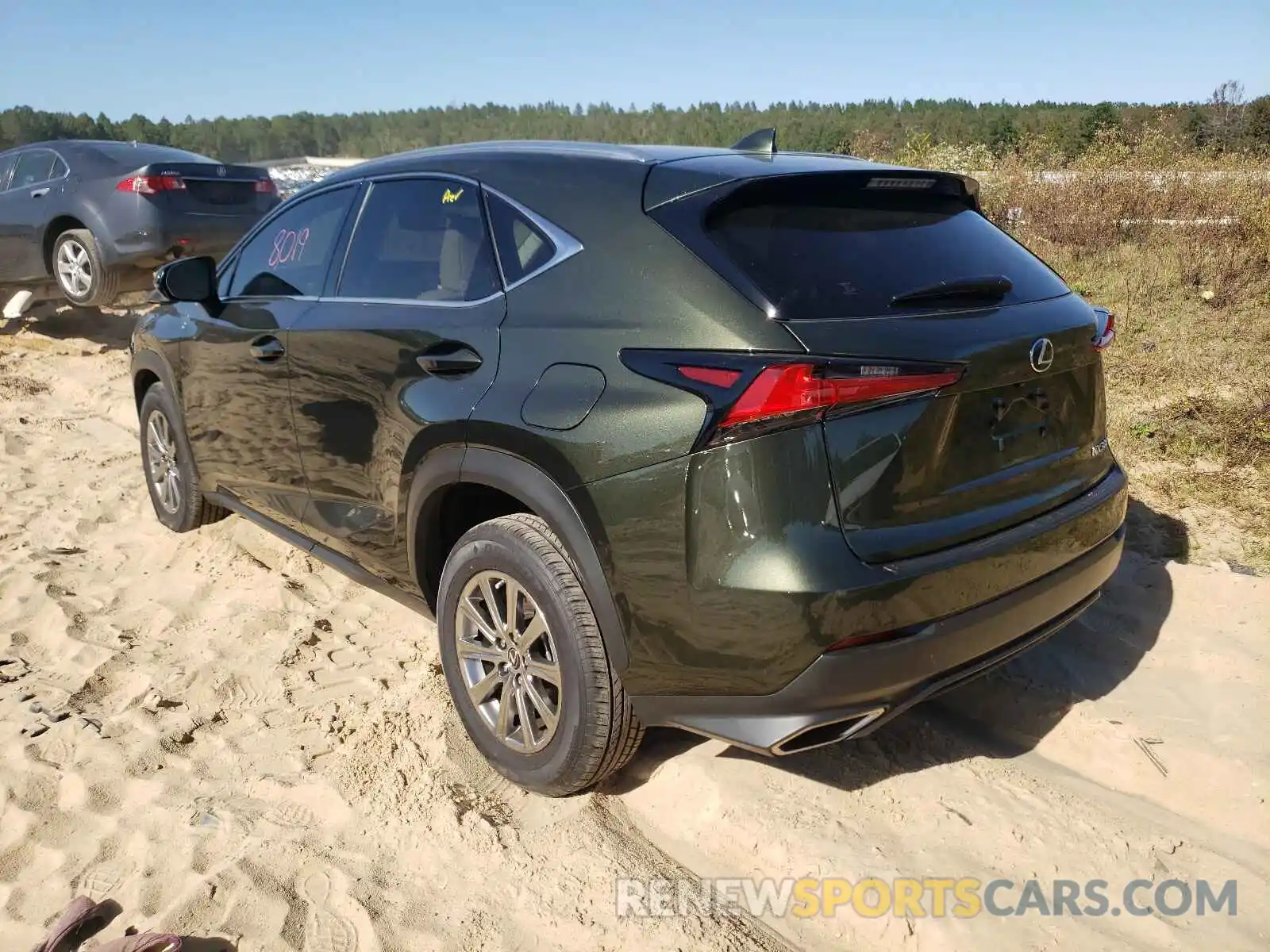 3 Фотография поврежденного автомобиля JTJDARBZXM2197667 LEXUS NX 2021