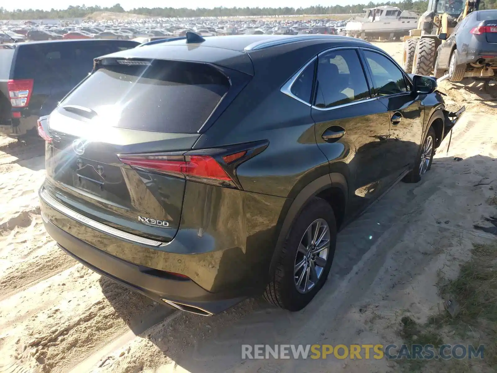 4 Фотография поврежденного автомобиля JTJDARBZXM2197667 LEXUS NX 2021