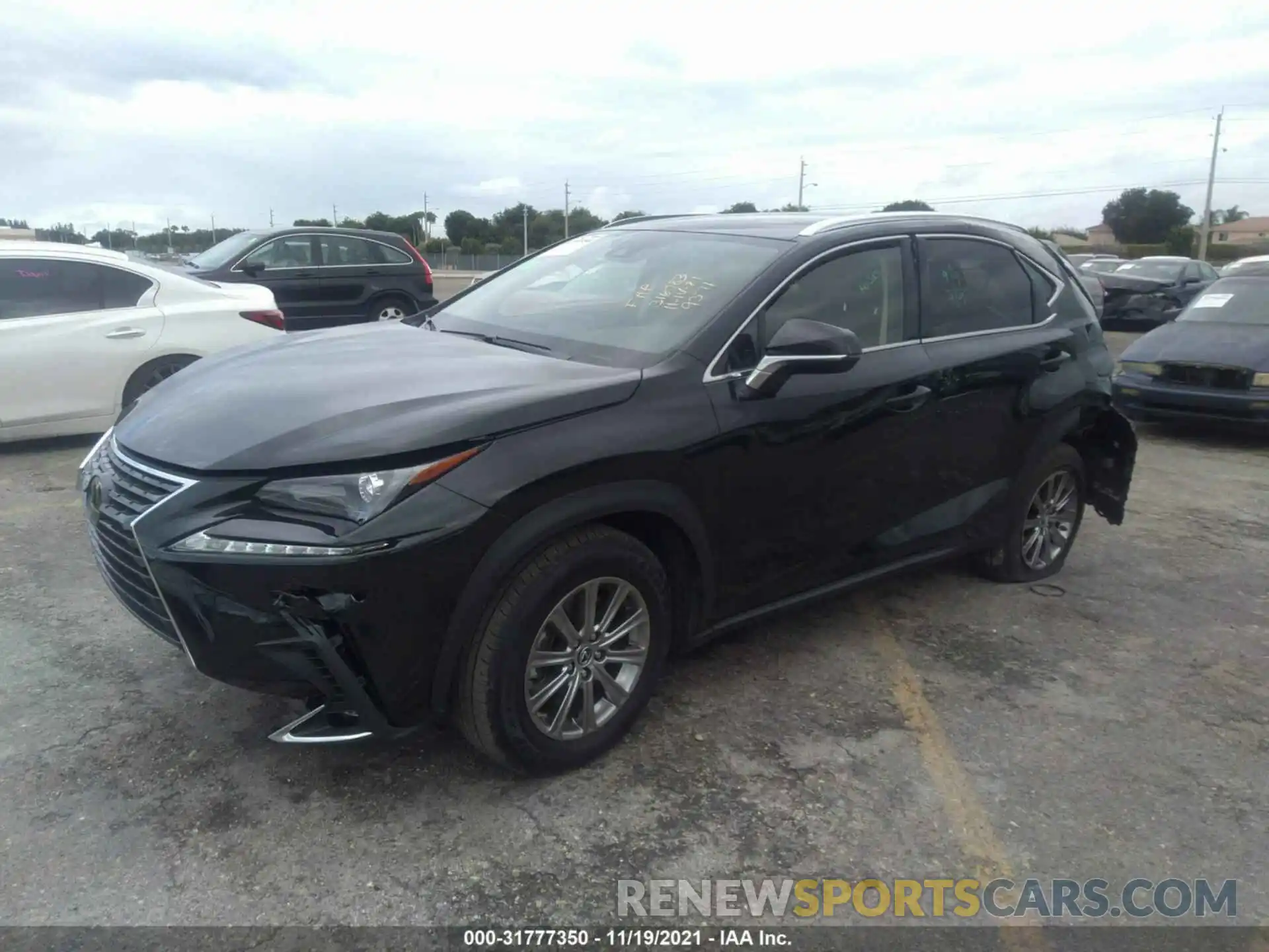 2 Photograph of a damaged car JTJDARBZXM2199371 LEXUS NX 2021