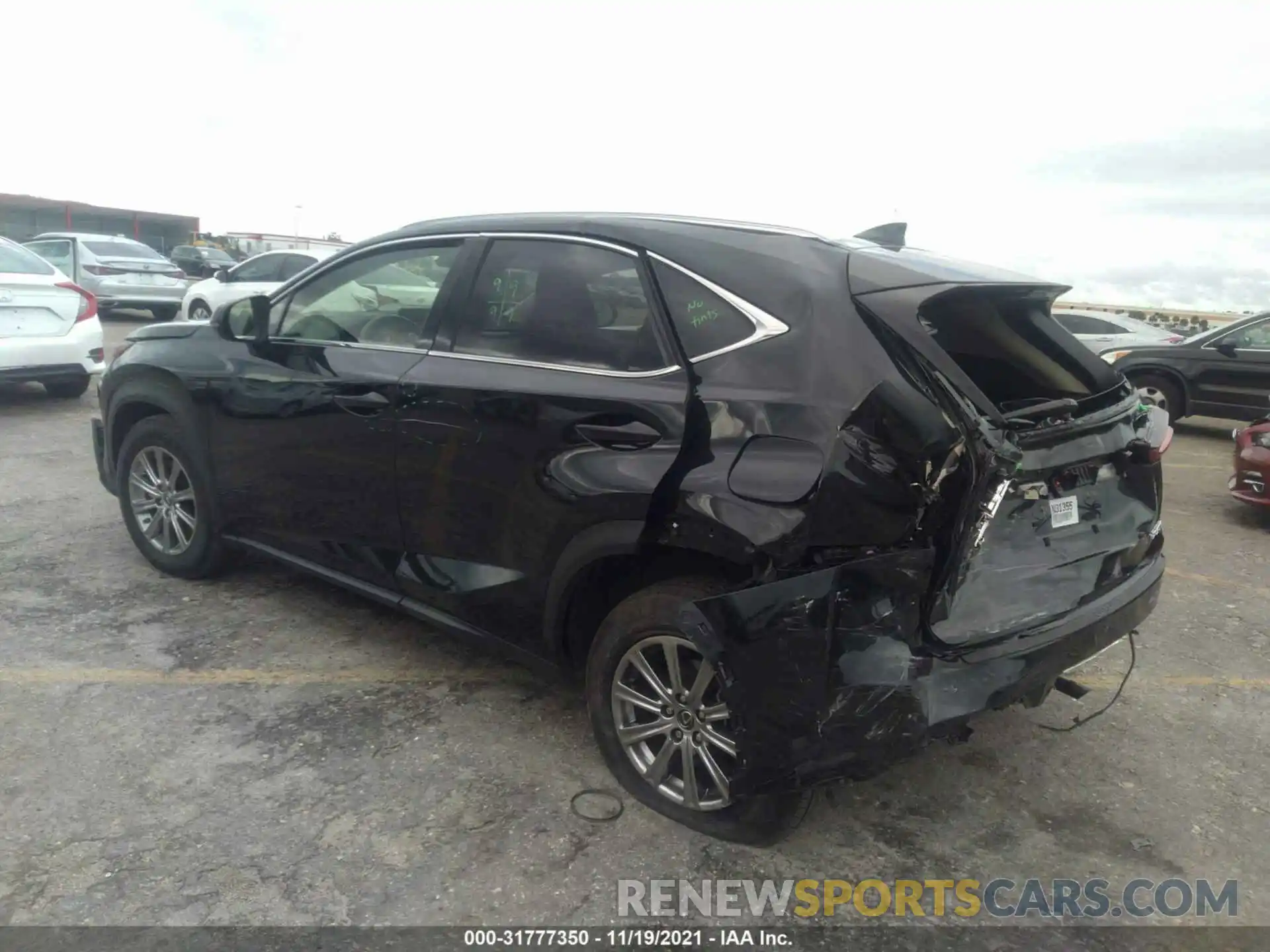 3 Photograph of a damaged car JTJDARBZXM2199371 LEXUS NX 2021