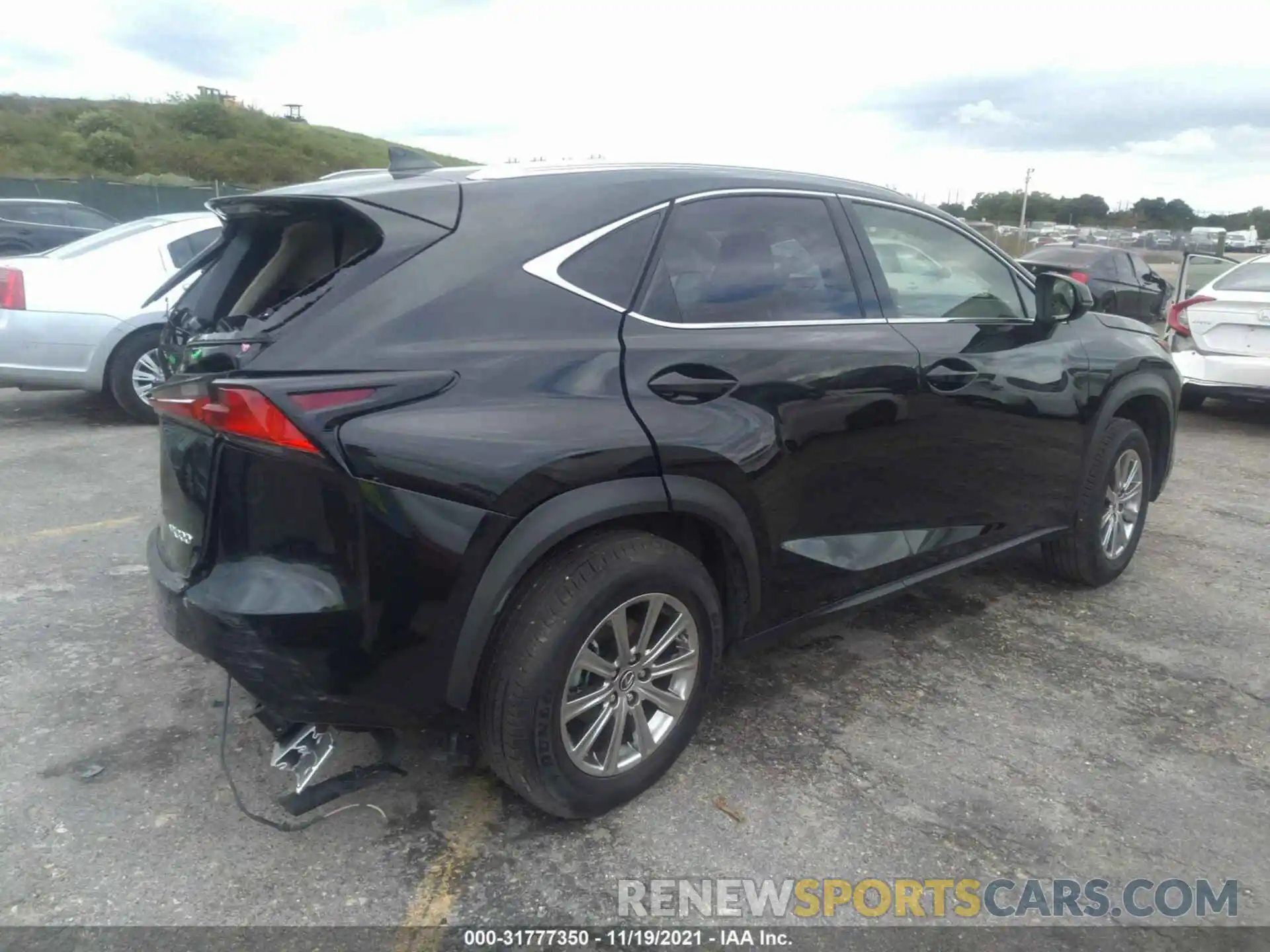 4 Фотография поврежденного автомобиля JTJDARBZXM2199371 LEXUS NX 2021