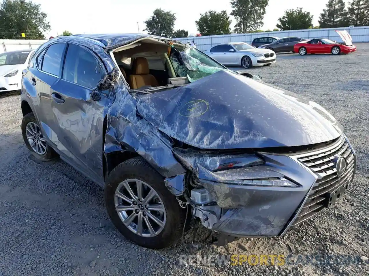 1 Photograph of a damaged car JTJDARBZXM2203337 LEXUS NX 2021