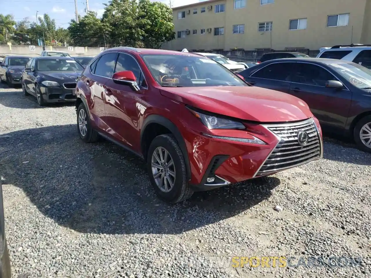 1 Photograph of a damaged car JTJDARBZXM5022124 LEXUS NX 2021