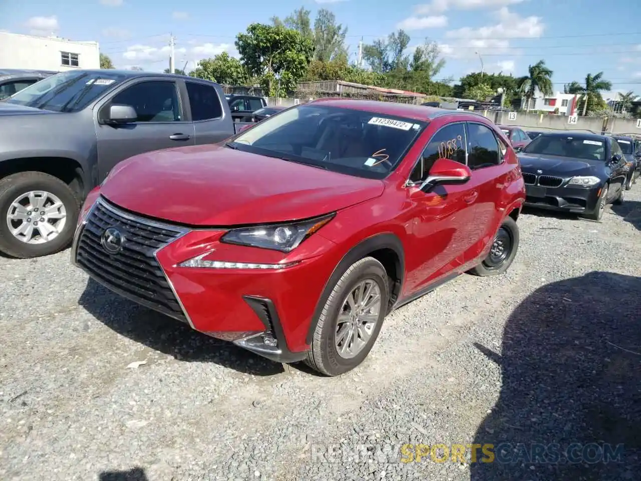 2 Фотография поврежденного автомобиля JTJDARBZXM5022124 LEXUS NX 2021