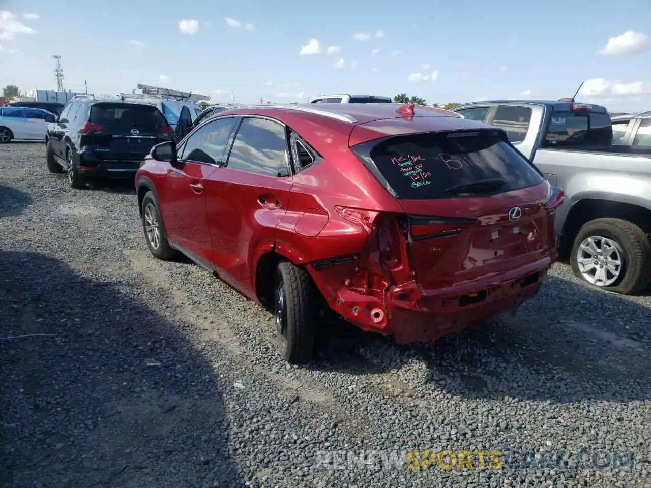 3 Photograph of a damaged car JTJDARBZXM5022124 LEXUS NX 2021