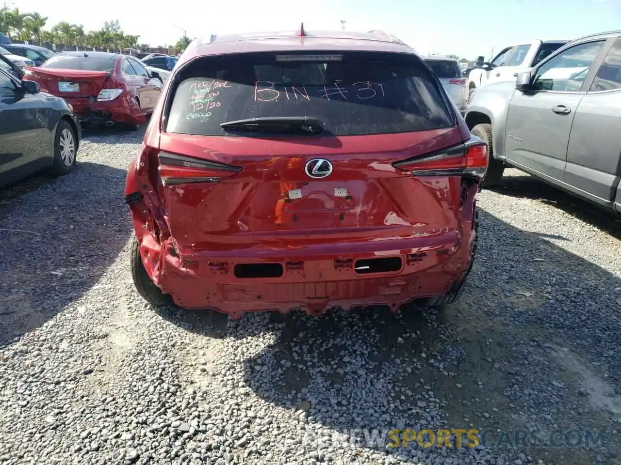 9 Photograph of a damaged car JTJDARBZXM5022124 LEXUS NX 2021