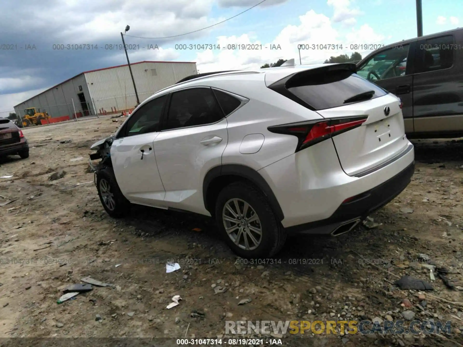 3 Фотография поврежденного автомобиля JTJDARBZXM5023676 LEXUS NX 2021