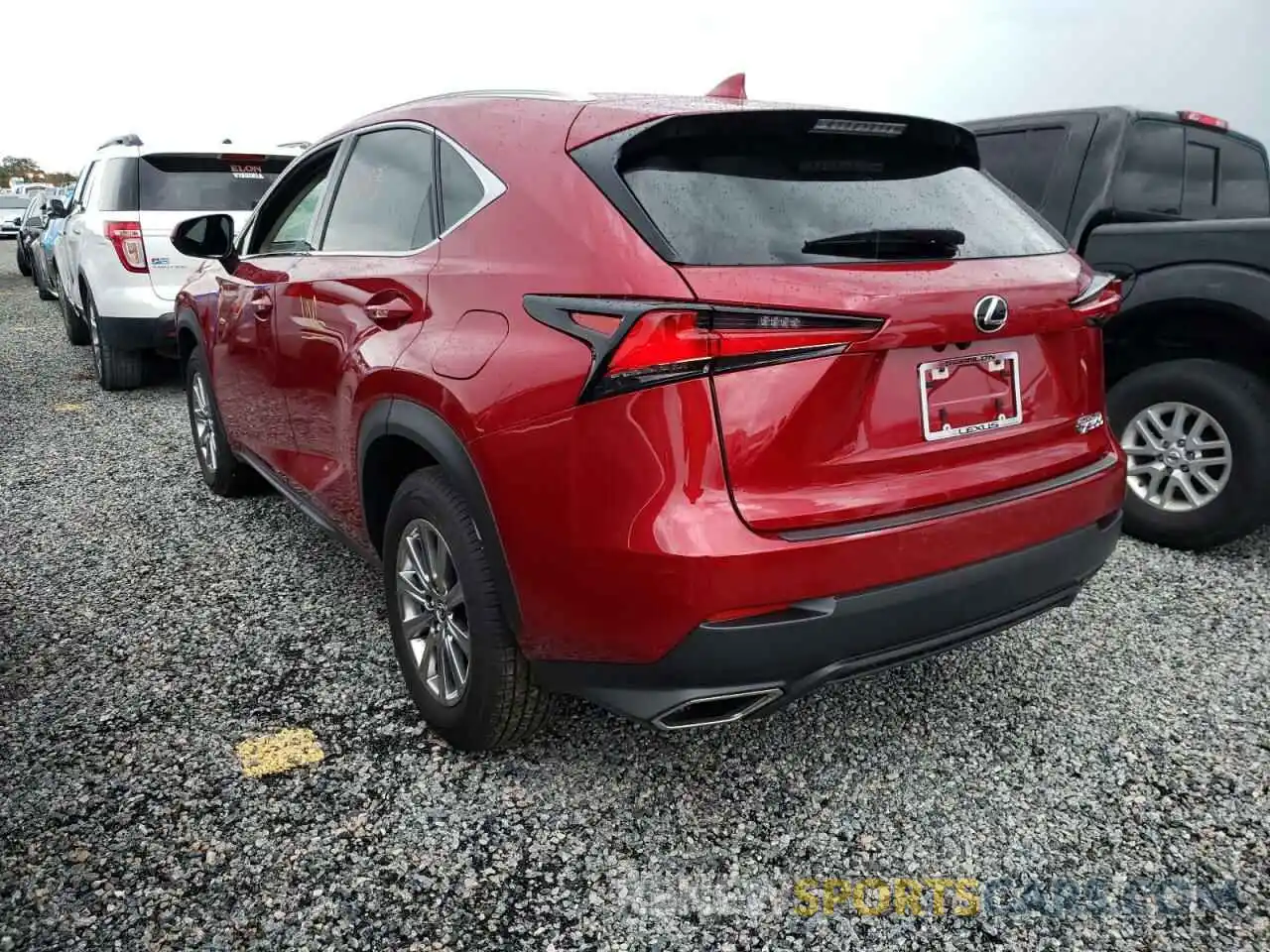 3 Photograph of a damaged car JTJDARBZXM5029672 LEXUS NX 2021