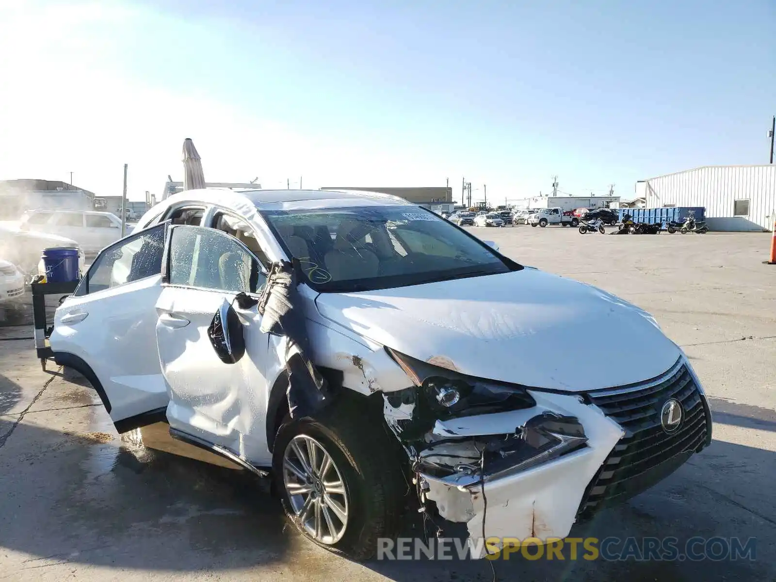 1 Photograph of a damaged car JTJDARBZXM5032376 LEXUS NX 2021