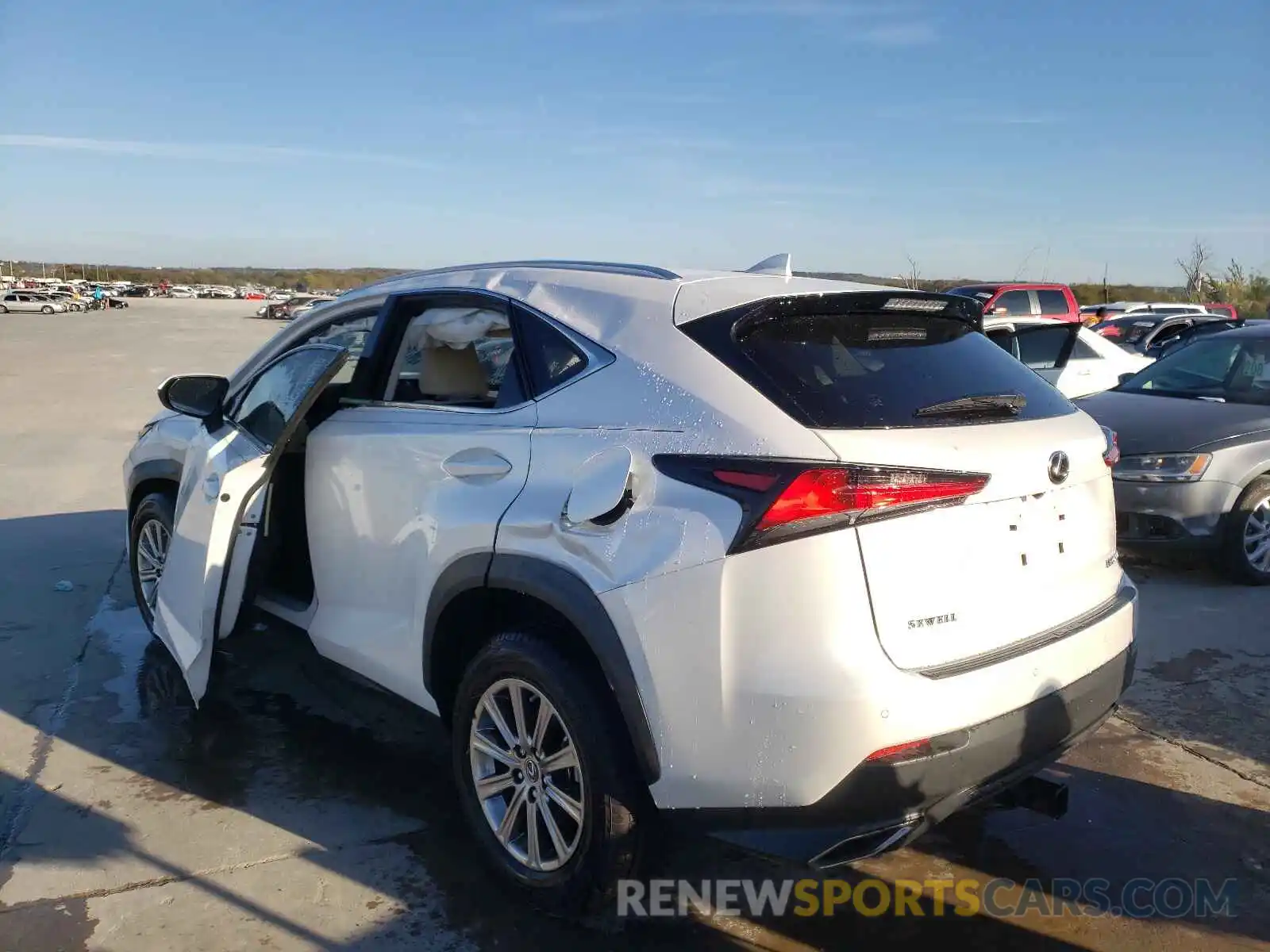 3 Фотография поврежденного автомобиля JTJDARBZXM5032376 LEXUS NX 2021