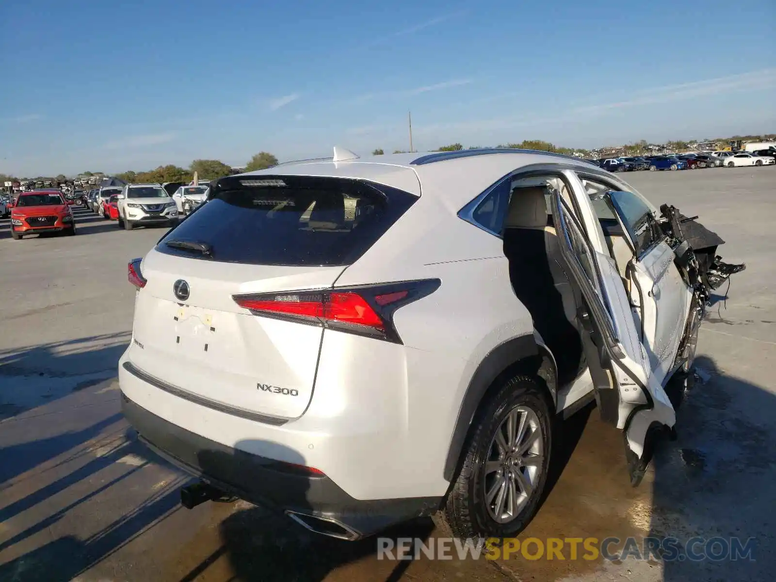 4 Photograph of a damaged car JTJDARBZXM5032376 LEXUS NX 2021