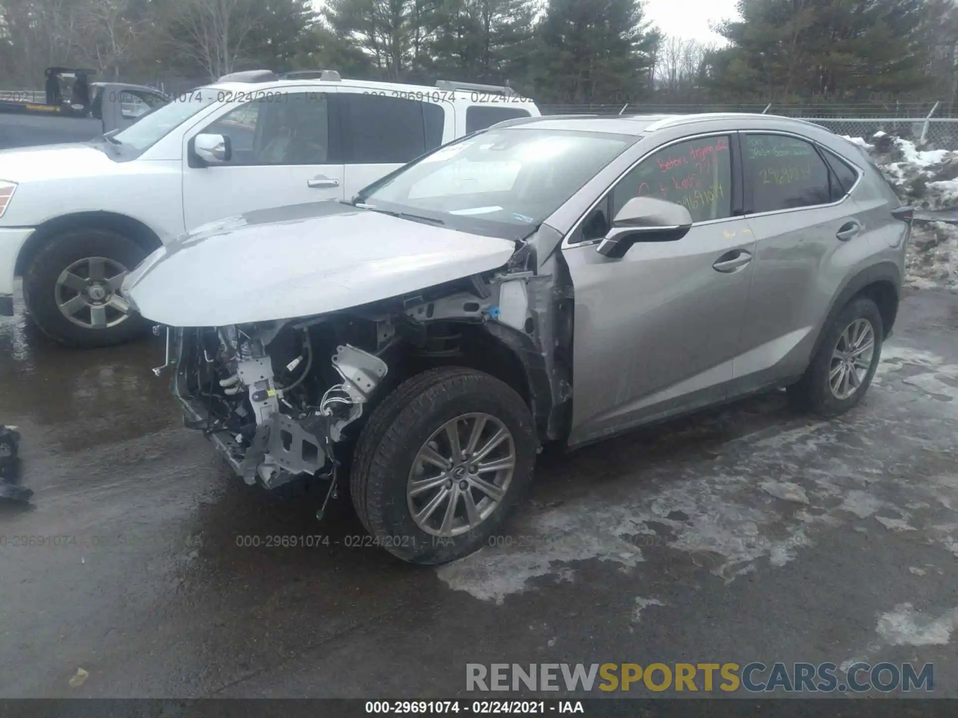 2 Photograph of a damaged car JTJDARDZ0M2240555 LEXUS NX 2021