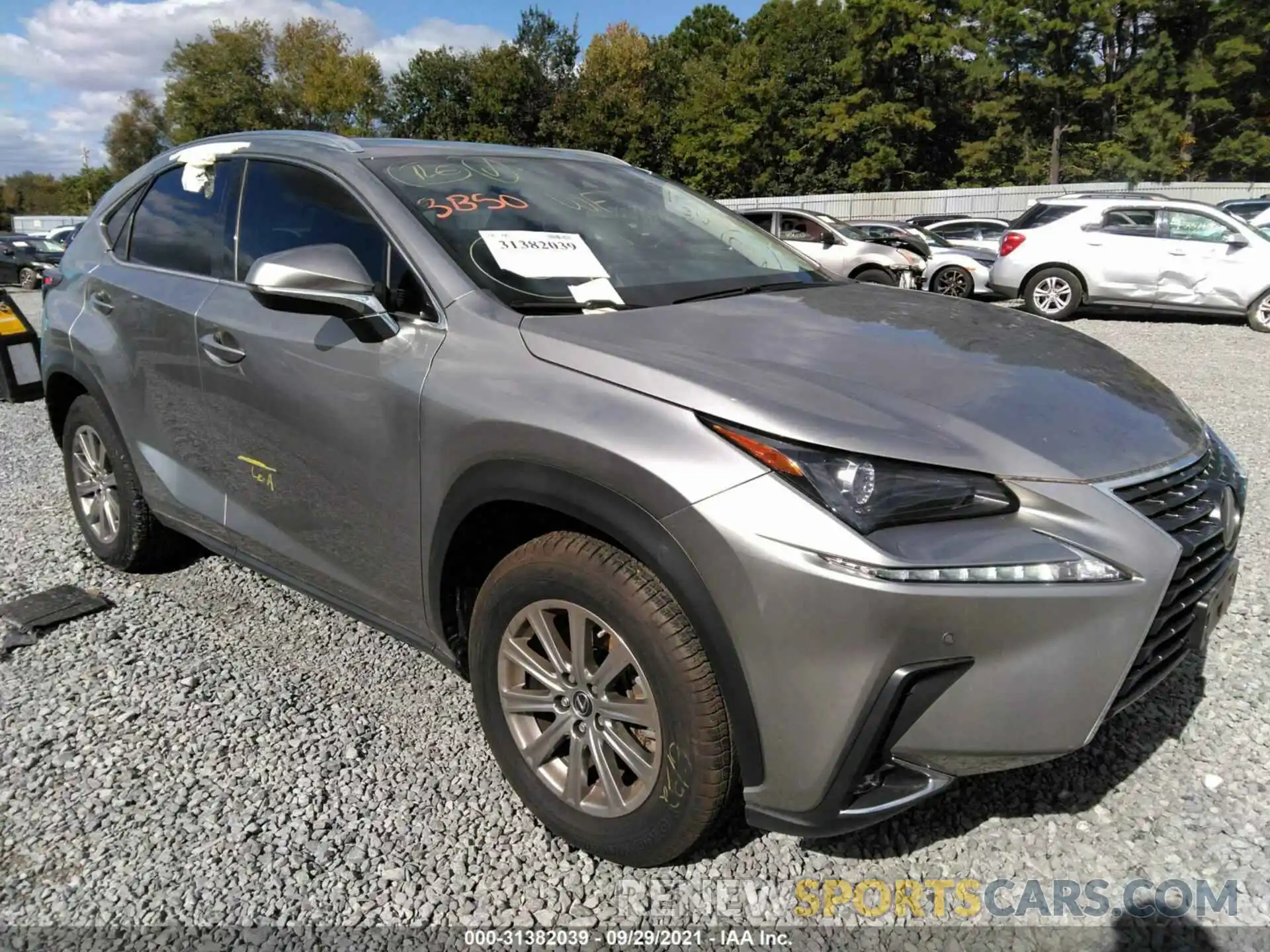 1 Photograph of a damaged car JTJDARDZ0M2243441 LEXUS NX 2021