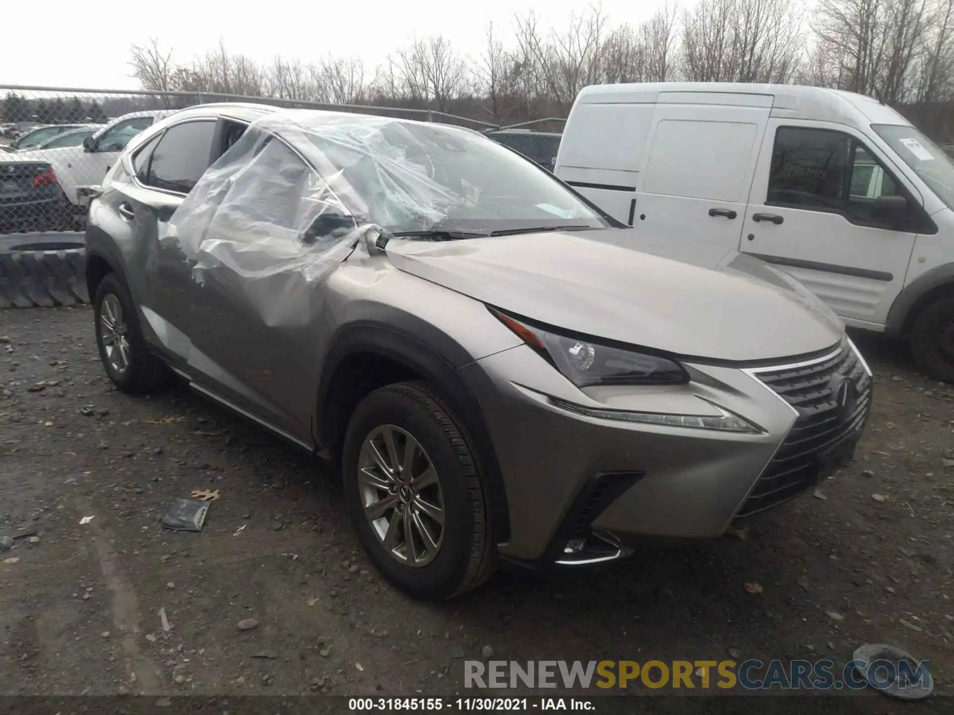 1 Photograph of a damaged car JTJDARDZ0M2249336 LEXUS NX 2021