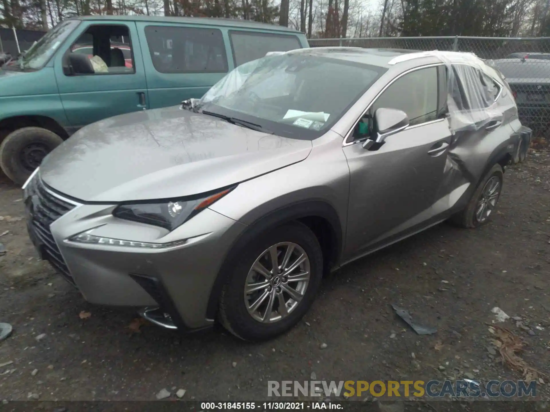 2 Photograph of a damaged car JTJDARDZ0M2249336 LEXUS NX 2021