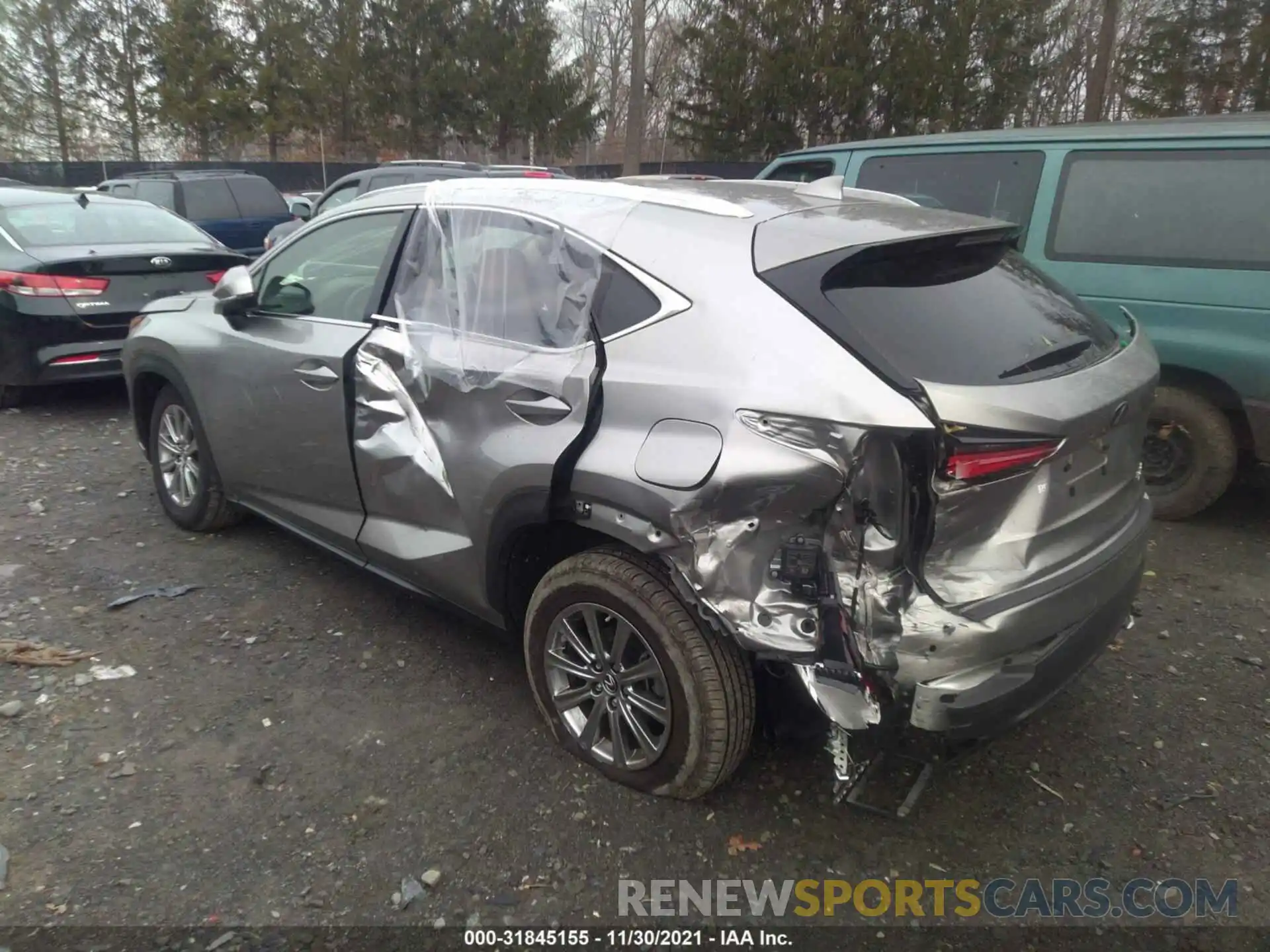 3 Photograph of a damaged car JTJDARDZ0M2249336 LEXUS NX 2021