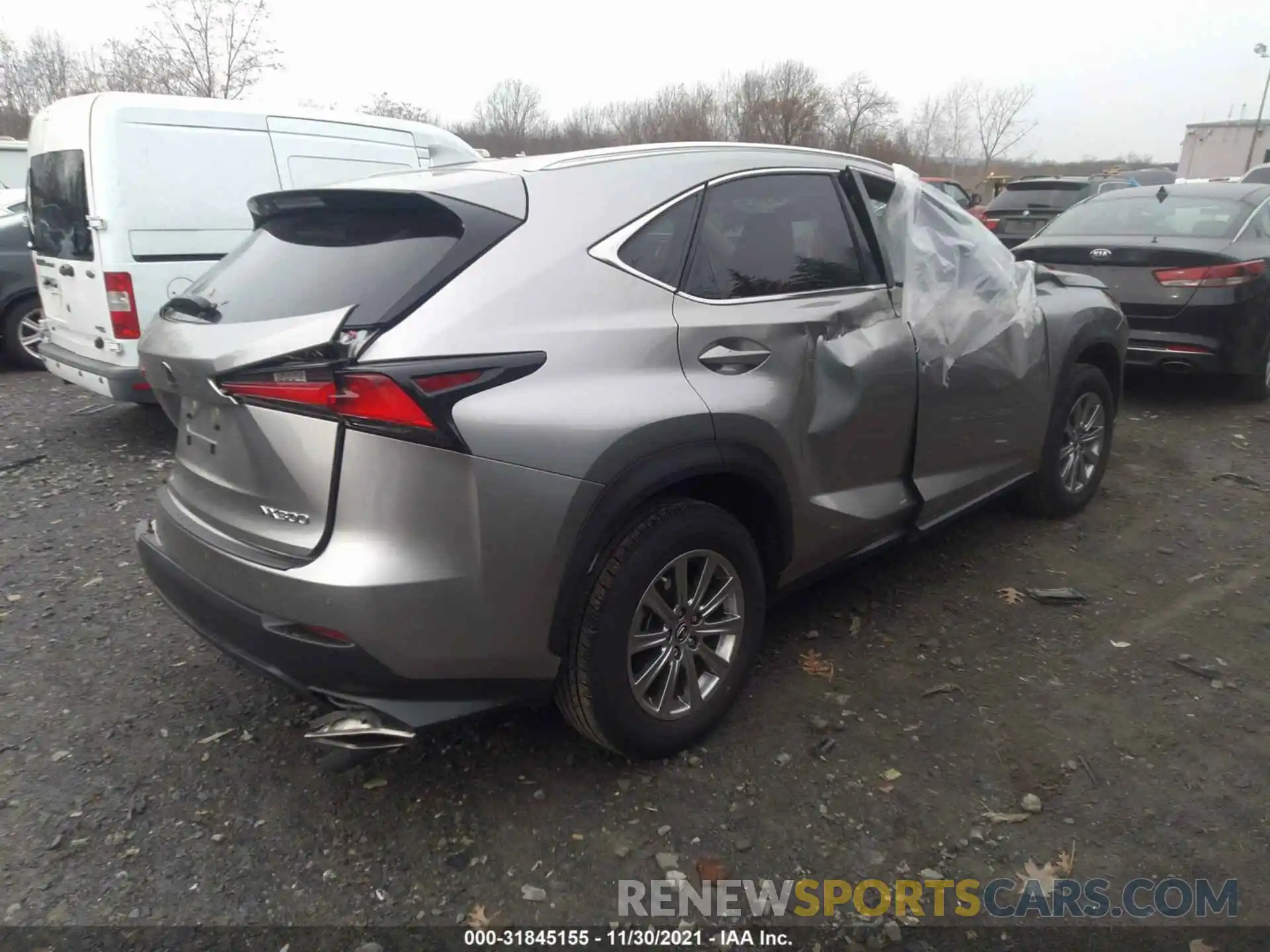 4 Photograph of a damaged car JTJDARDZ0M2249336 LEXUS NX 2021