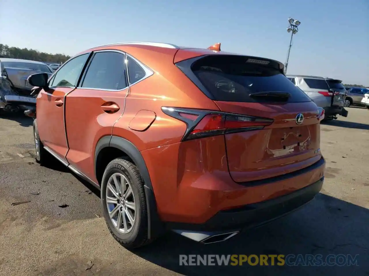 3 Фотография поврежденного автомобиля JTJDARDZ0M2254701 LEXUS NX 2021