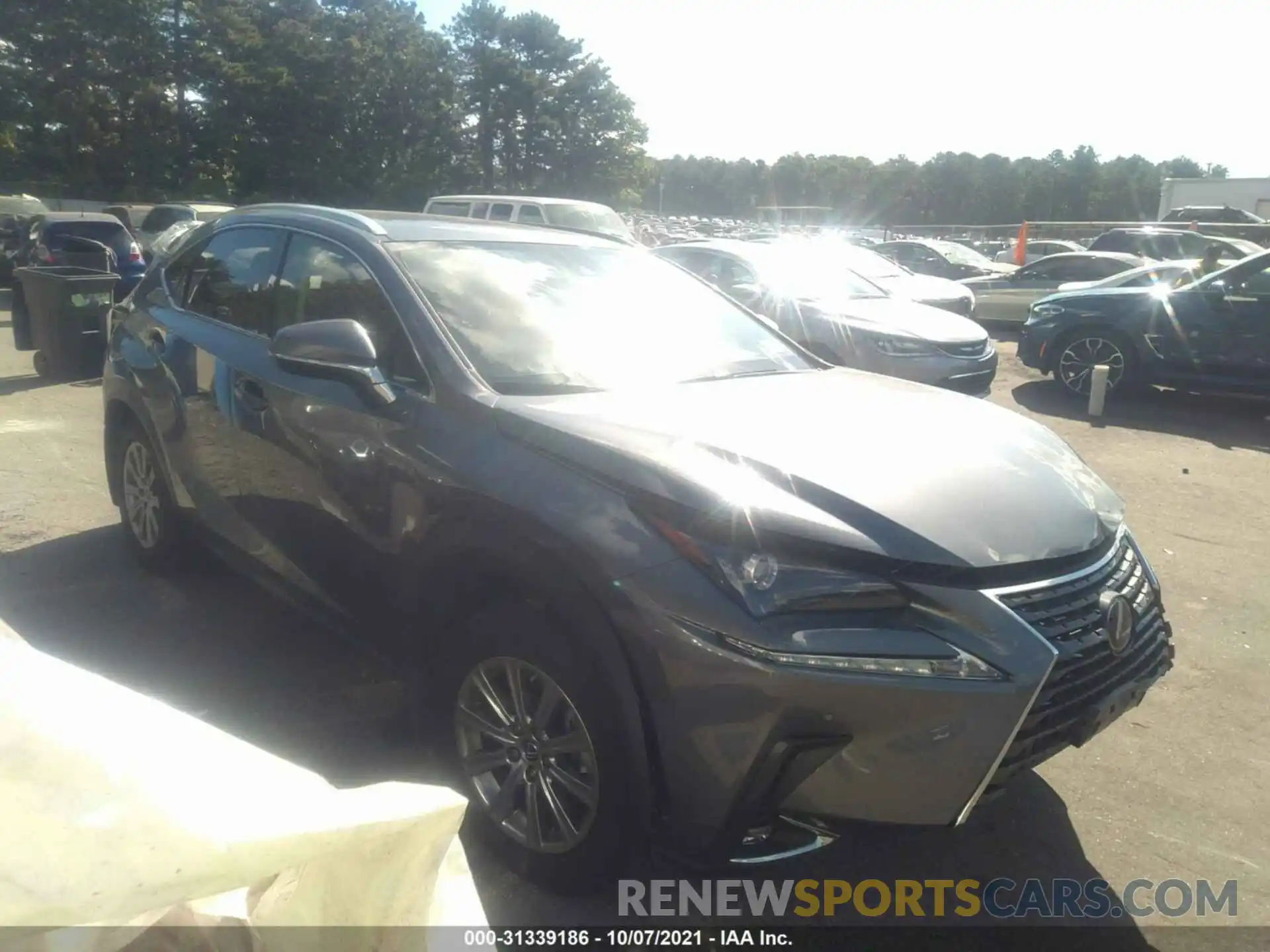 1 Photograph of a damaged car JTJDARDZ0M2255380 LEXUS NX 2021