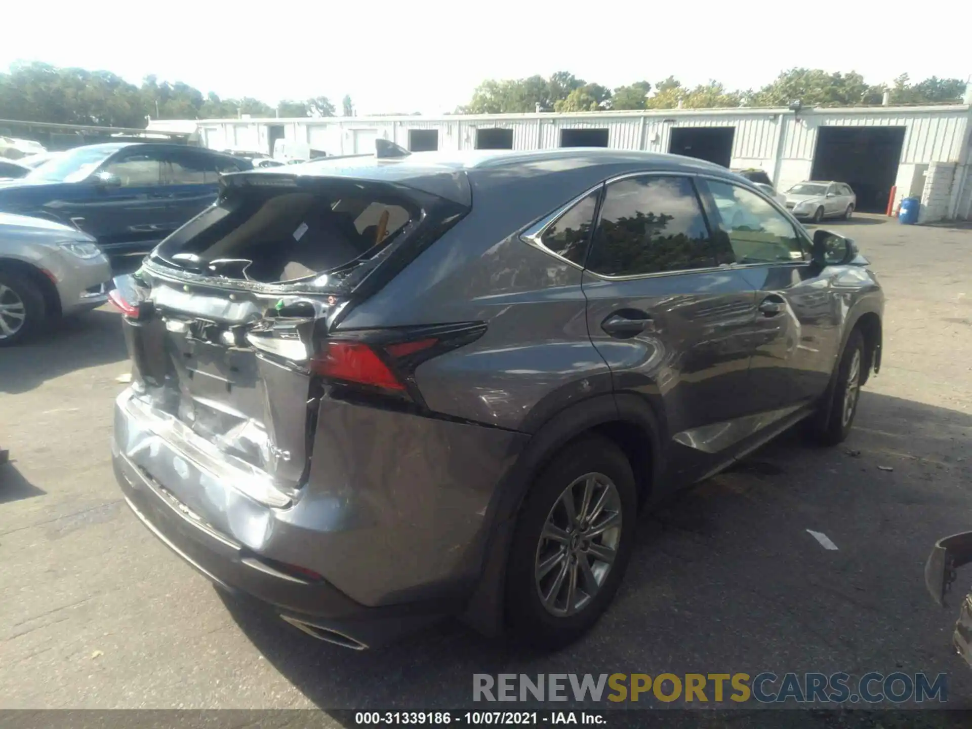 4 Фотография поврежденного автомобиля JTJDARDZ0M2255380 LEXUS NX 2021