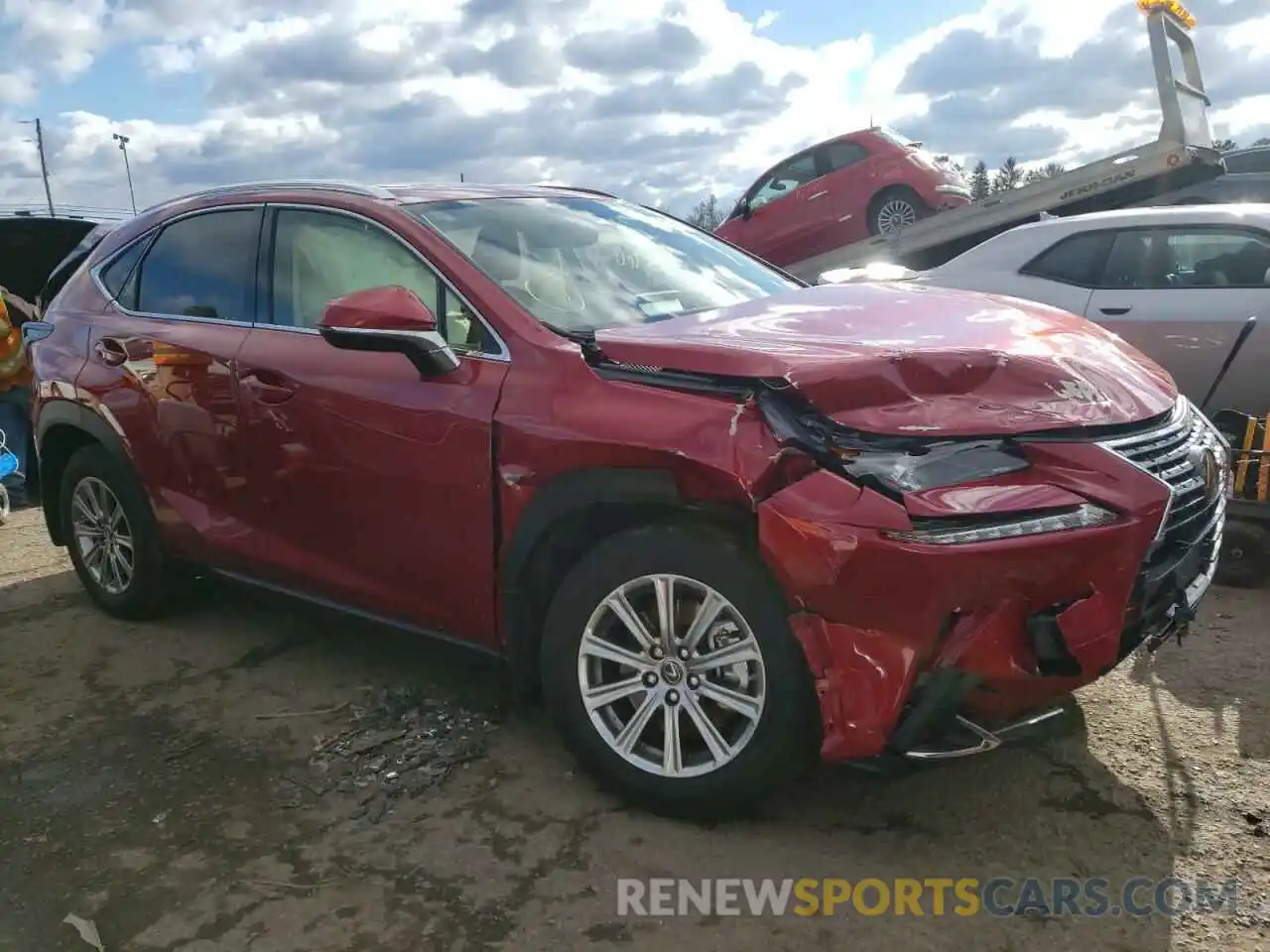 1 Photograph of a damaged car JTJDARDZ0M5020282 LEXUS NX 2021