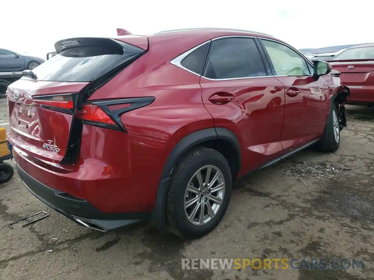 4 Фотография поврежденного автомобиля JTJDARDZ0M5020282 LEXUS NX 2021