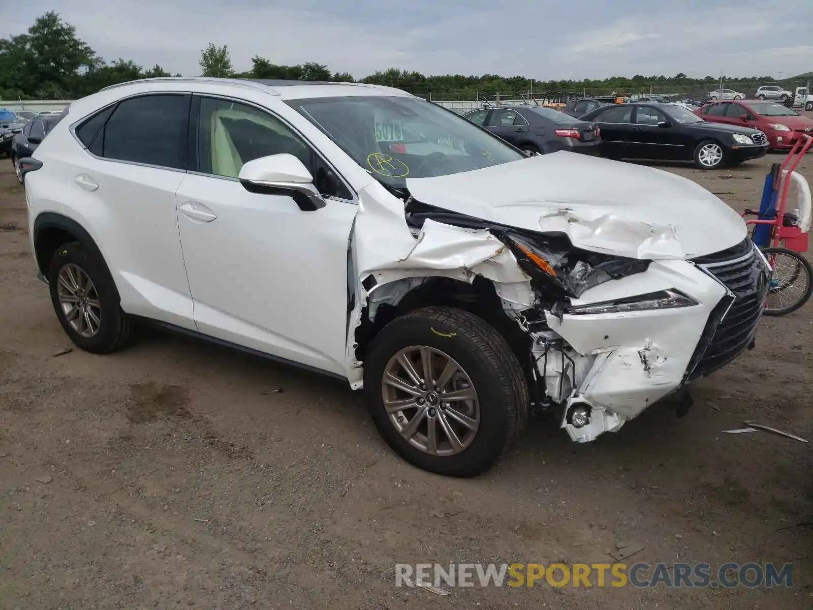 1 Photograph of a damaged car JTJDARDZ0M5022467 LEXUS NX 2021