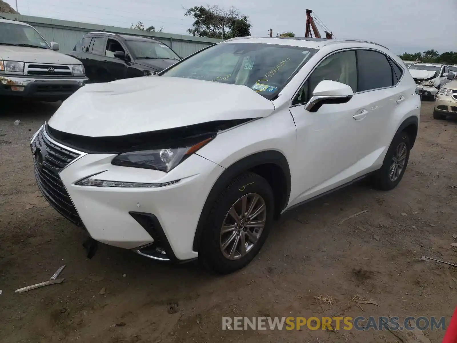 2 Фотография поврежденного автомобиля JTJDARDZ0M5022467 LEXUS NX 2021