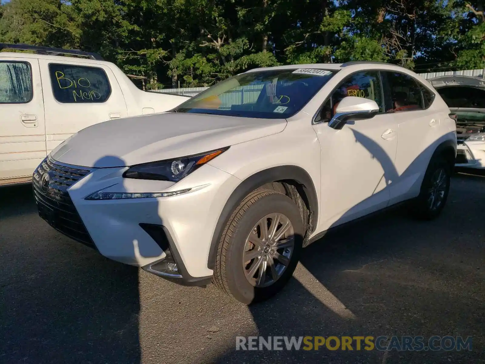 2 Фотография поврежденного автомобиля JTJDARDZ0M5024297 LEXUS NX 2021