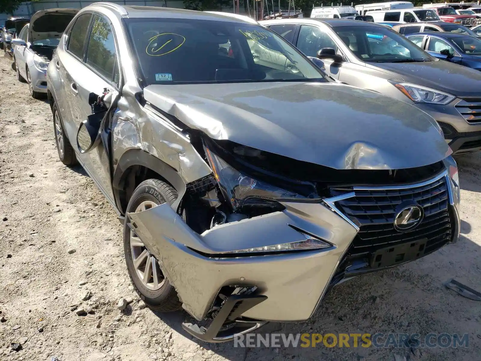 1 Photograph of a damaged car JTJDARDZ1M2244548 LEXUS NX 2021