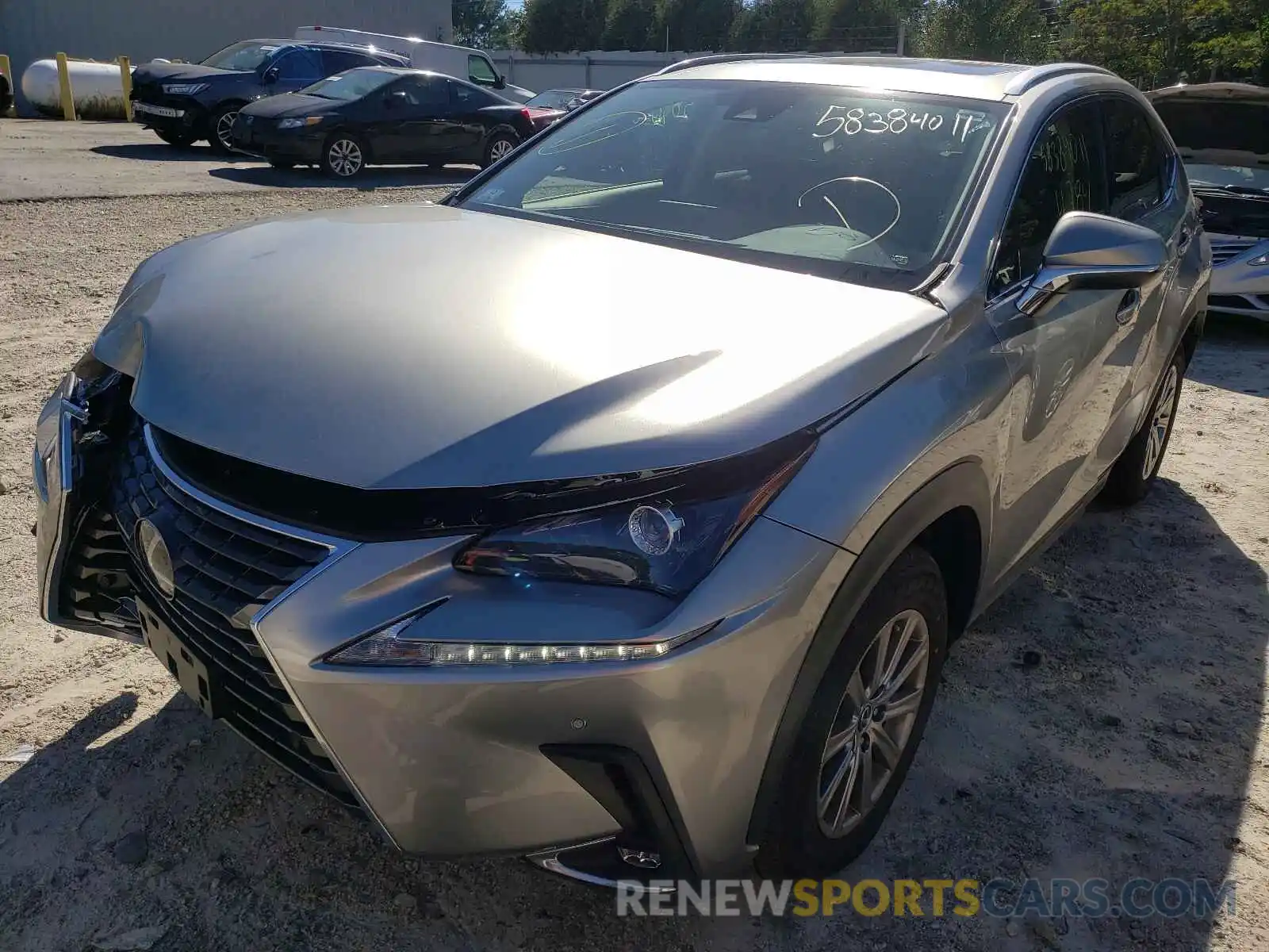 2 Фотография поврежденного автомобиля JTJDARDZ1M2244548 LEXUS NX 2021