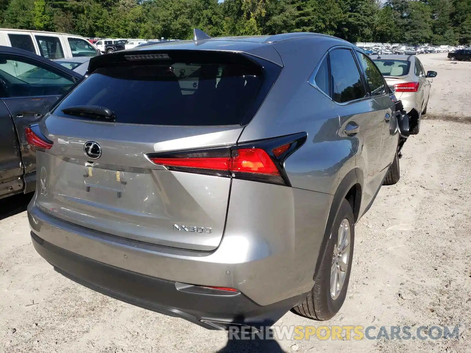 4 Фотография поврежденного автомобиля JTJDARDZ1M2244548 LEXUS NX 2021