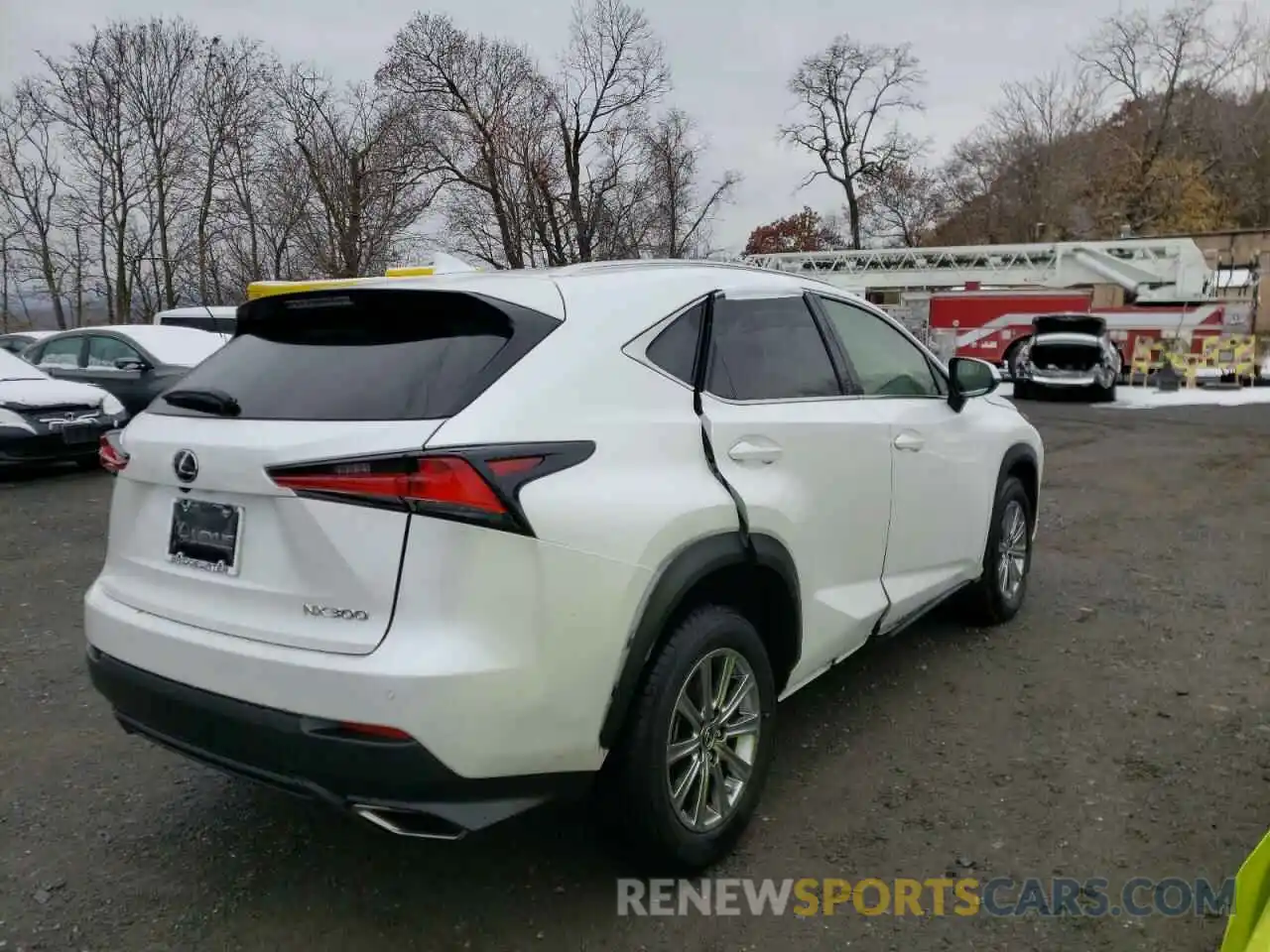 4 Фотография поврежденного автомобиля JTJDARDZ1M2261320 LEXUS NX 2021