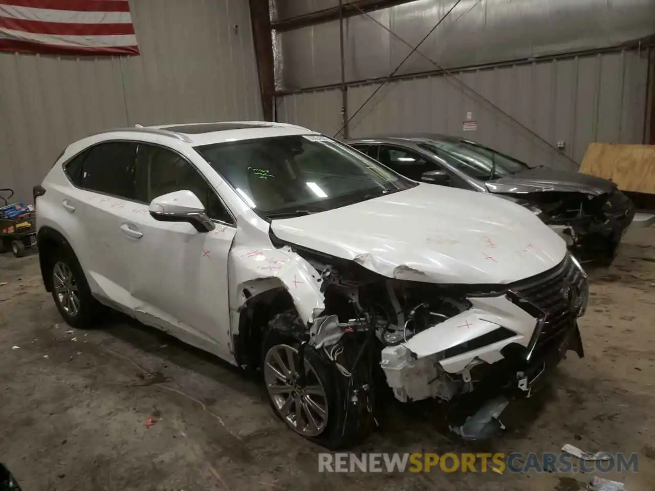 1 Photograph of a damaged car JTJDARDZ1M5024504 LEXUS NX 2021