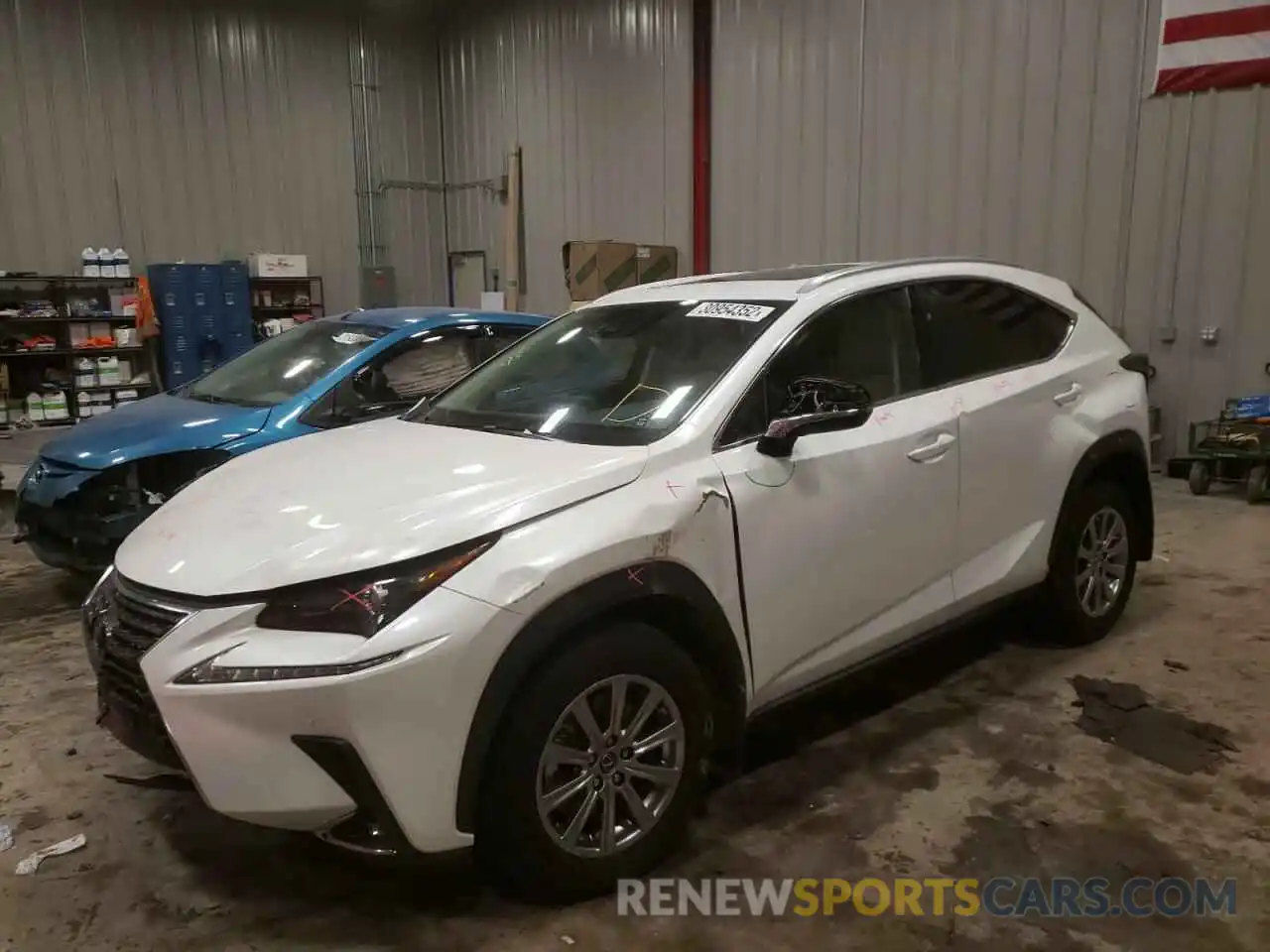 2 Фотография поврежденного автомобиля JTJDARDZ1M5024504 LEXUS NX 2021