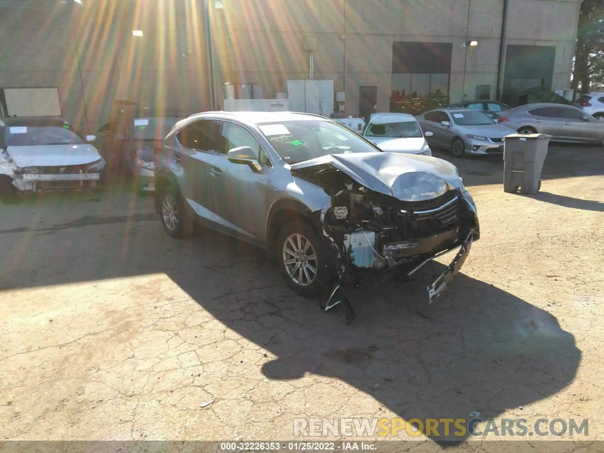 1 Photograph of a damaged car JTJDARDZ2M2246812 LEXUS NX 2021